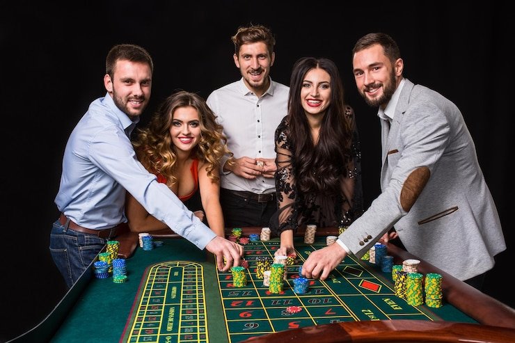 Live Baccarat dealer table